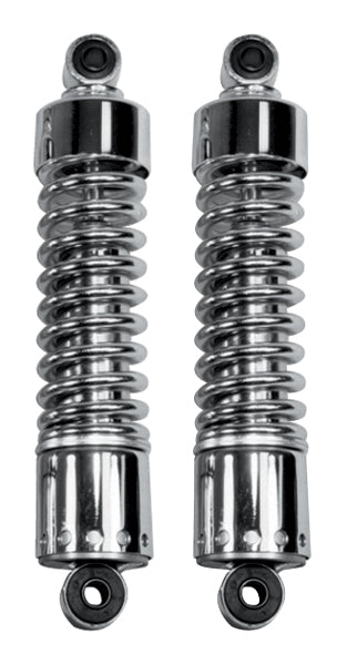 Dual Cover Shocks Chrome Big Twin 58 / 72 W / 1 / 2" Shock Studs 13.5" Length Replaces HD 54500-67