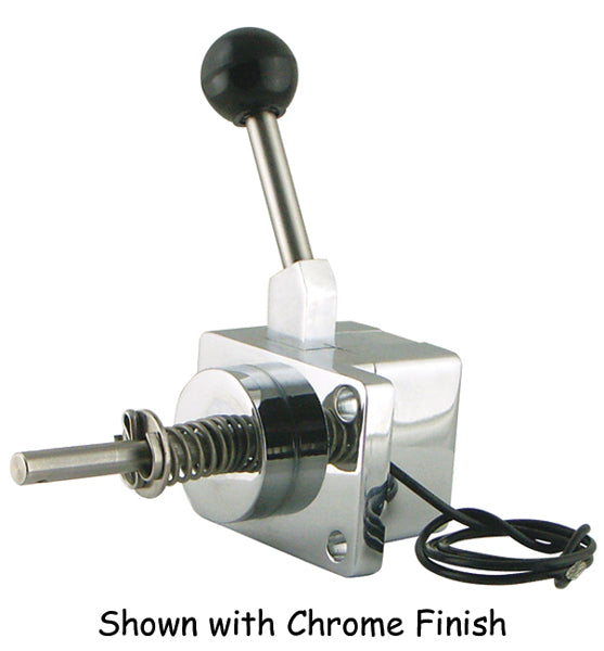 Lever Action Solenoid Black Big Twin 4 Spd 65 / 86 & Softail 84 / 88 Radius Style Relay Included