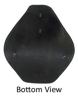 Snub Nose Solo Seat Black 13"Long X 9-1 / 2"Wide 1 / 2"Pad Leather Cover