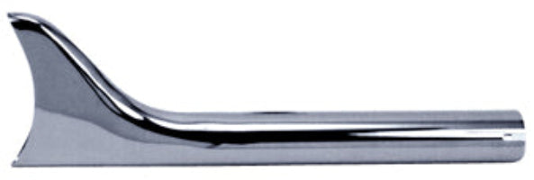 Exhaust Extension Fishtail 18" Long Fits 1-3 / 4"Od Exhaust Chrome