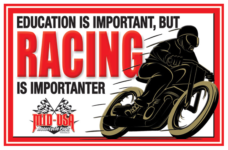 Metal Racing Signition 11" X 17" Includes Mounting Holes