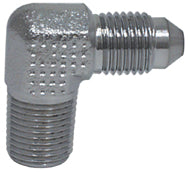Brake Part Adapter Fitting 1 / 8" Npt Male / #3 Male 90Deg If Chrome Plated MFG# Pf18A90