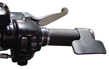 Wrist Rest Throttle Assist Fits Any Twist-Grip Throttle Reduces Hand Cramps Plastic