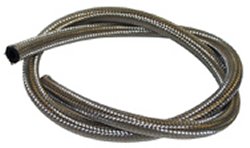 Fuel & Oil Line Braided Stainless Steel Custom Use W / Hose End / Worm Clp 10Ftx5 / 16"Idx9 / 16"Od 202-05-10