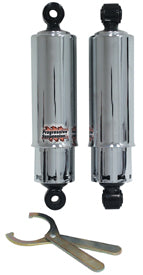Shock Absorber Chrome 11" Big Twin 4Spd 1973 / 1986(Except Softail) Full Cvr Progressive 412-4043C