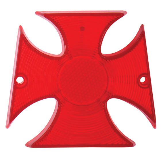 Taillight Lens Replaces Lens On Maltese Cross Taillight #11212 And #11232 Bulb Or Led Type