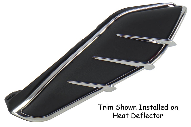 Air Deflector Trim Chrome Dresser 2009 / Later* Replaces HD 61400028