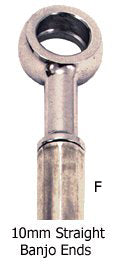 Brake Hose Assembly Rear Clear Coat Dyna Models 1991 / 1999 Replaces HD 40956-90 HD9219-A