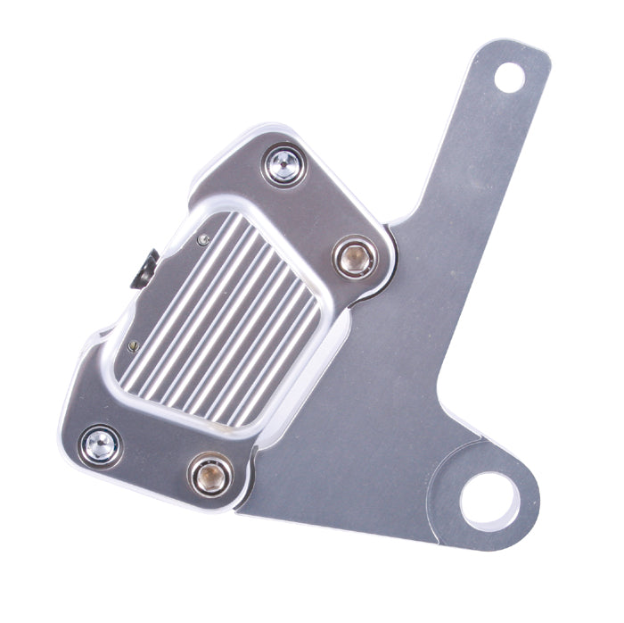 Brake Caliper Kit GMA Front Fits 1973-E1984 FLH Clear Anodized Gmaflh10Std
