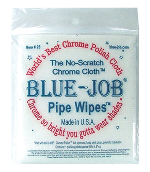 Blue-Job Polishing Cloth Wipes U / W Blue-Job Polish 36 Wipes Per Box MFG#25