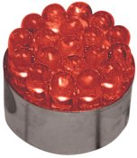 Led Bulb Red 12V 19 Led'S Turn Signal Or Tail & Brake Light Dual Contact Replaces #1157 Base