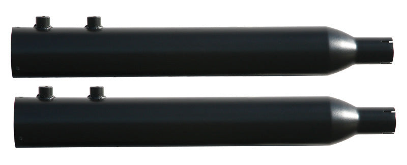 Mufflers Rush Big Louie 4" Black Fits Touring 2010-2016 With Catalyst Equipped Head Pipes