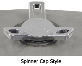 Sportster Style Bobber Gas Tank W / Cut & Weld Custom Mount Inc Spinner Cap Indented Sides