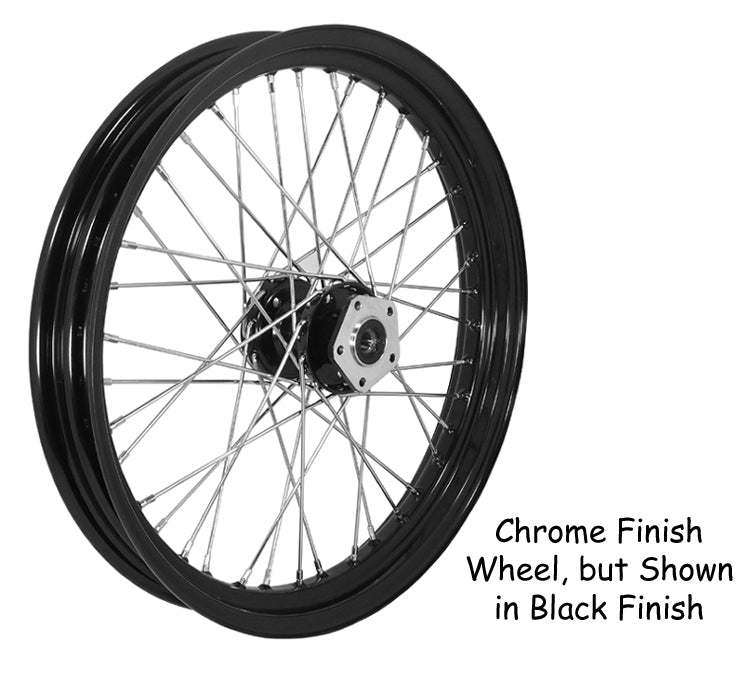 V-Factor 40 Spoke Wheel 23 X 3.25 Touring Models 00 / 07 Dual Disc Chrome 1" Bearing