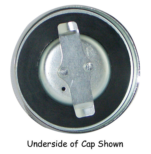 Gas Cap Stk Type Chrome Steel Late 1973 / 1982 Vented Replaces HD61102-73