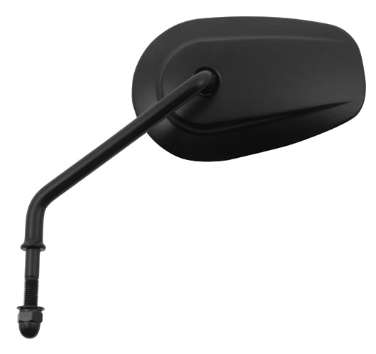 Tapered Mirror Left Black Fits All Models 1965 / Later* Long Stem Replaces HD 91910-03B
