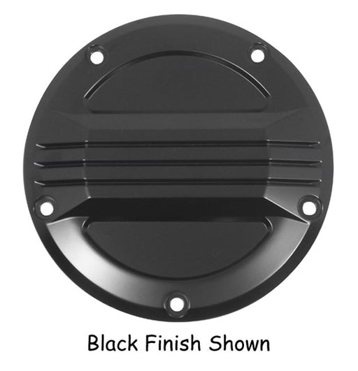V-FACTOR CHROME THREE LINE DERBY COVERS FOR HARLEY DAVIDSON 1999/LATER