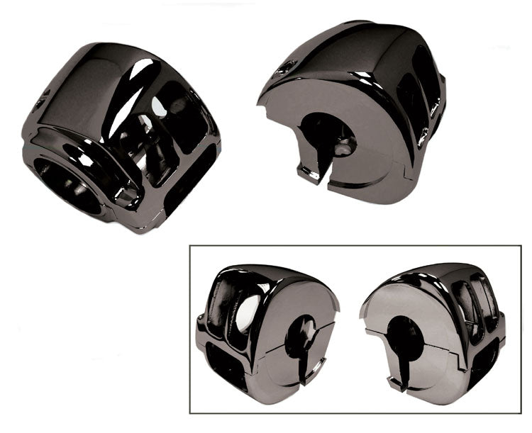 Handlebar Switch Housing Black Fits Softail & Dyna 12 / Later Sportster 14 / Later W / Out Switches HD# 71826-11