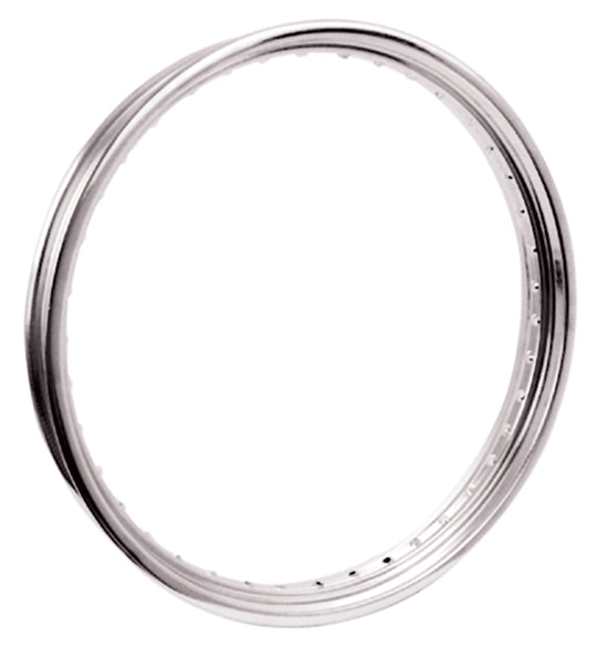 Rim Chrome Steel 2.15 X 21 Front 40 Spoke Custom Replaces HD 43662-80B