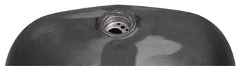 Chopper Gas Tank 24" Tunnel Uw Cus Frm Screw In Type Bung 1 Pc Indented Sides Inc Hrdw