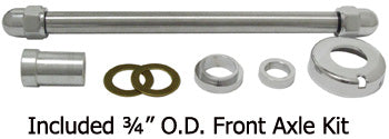 Springer Fr Gen Ii +10" Os Black Custom App Most Models W / 1" Stem Inc Stem Nuts & Top Clamp