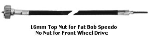 Motion Pro Braided Stainless Steel 16 MM Nut for Fat Bob Speedo Replaces HD# 67048-83A