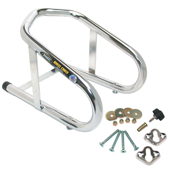 Wheel Chock Removalbe Chrome Plated Fits Up To 6 1 / 2" Wide Tire Includes Mounting Hardware MFG# Wc650