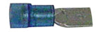 Electrical Terminal Nylon Insulated Push-On Male Con .250"Od Blue Uw / 16-14 Gauge Wire Nmb