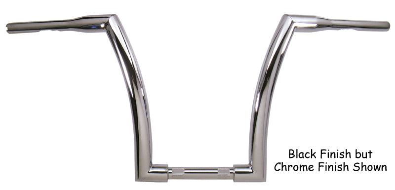 Handlebar 1-1 / 2" Dia. Black 16"Rise 1"Rise Area 5"Pullback 35" Wide 82 / Later Inc Fbw