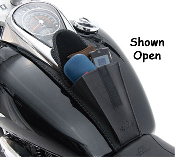 Tank Bib Pouch Plain Fits Sportster Thru 2003 With 3.25 & 3.3 Gal Tank MFG#93328