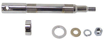 Front Axle W / Spacers & Nut Chrome Plated Fits Dyna Narrow Glide 04 / 05 OE Style For 1" Bearings