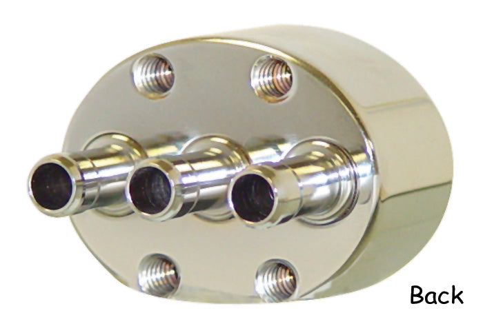 Chopper Fuel Valve Pingel Custom Applications Chrome Plated MFG# 9000-Co