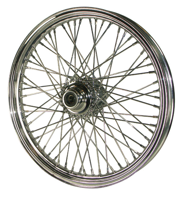 60 Spoke 21" X 3.25" Wheel Fxst 07 / Later Sd 25 Mm Bearing Billet Hub