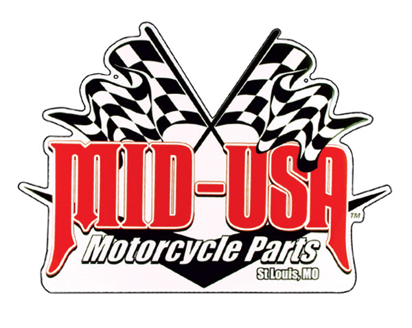 Metal Shop Signition Includes Embossed 3 Color MID-USA Logo