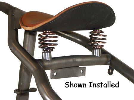 Solo Seat Spring Mounts U / W 1-1 / 4" Tube Weld On Raw Steel Universal Fitment