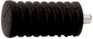 Shift Peg Rubber Black Stk Type W / 1 / 2" Stud For Late Lever W / Threads Replaces HD 34611-65T
