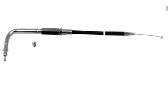 Throttle Cable Braided Clear Coat 32.2" Dyna Models 1996 / Later W / OE Carb Replaces HD56356-96