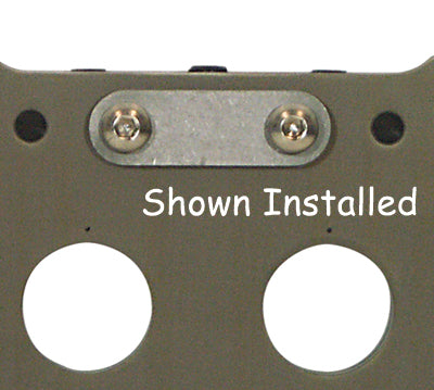 Hyd Tensioner Block Off Plate Big Twin 07 / Later & Dyna 06 / Later When Using Gear Drive Cams