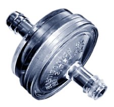 Fuel Filter Clear Body Inline W / 1 / 4"Brass Washable Element 1-3 / 4"Long K&N 81-0231