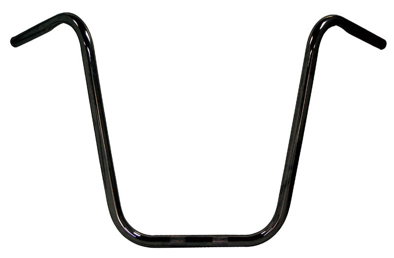 Ape Hanger Handlebar 20" Rise 82 / Later 34" W 8 1 / 2" Center Width 7-1 / 2" Pullback Black