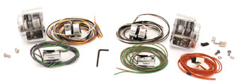 Handlebar Switch Housing Kit All Models 1982 / 1995 Lh & Rh Chrome Plated Housings W / Chrome Plated Switches