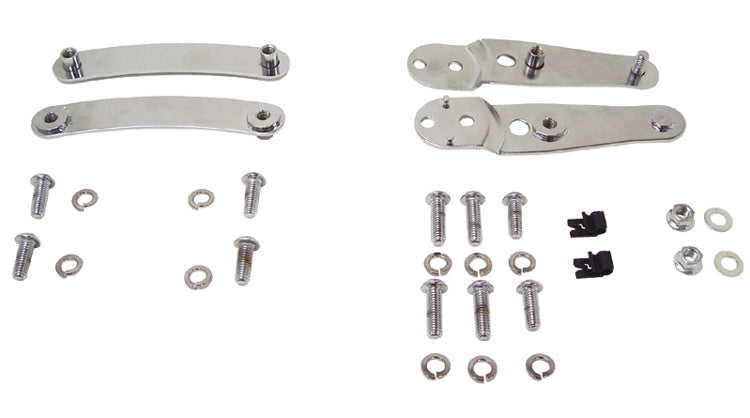 Mounting Brackets W / Hardware Fits Fat Bob Rear Fender #22098 Allows Use Of 200Mm Rear Tire