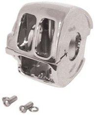 Switch Housing Hb Left Chrome Big Twin VRSC Sportster 96 / 06 W / O Switches Replaces HD 71567-96 & 71568-96