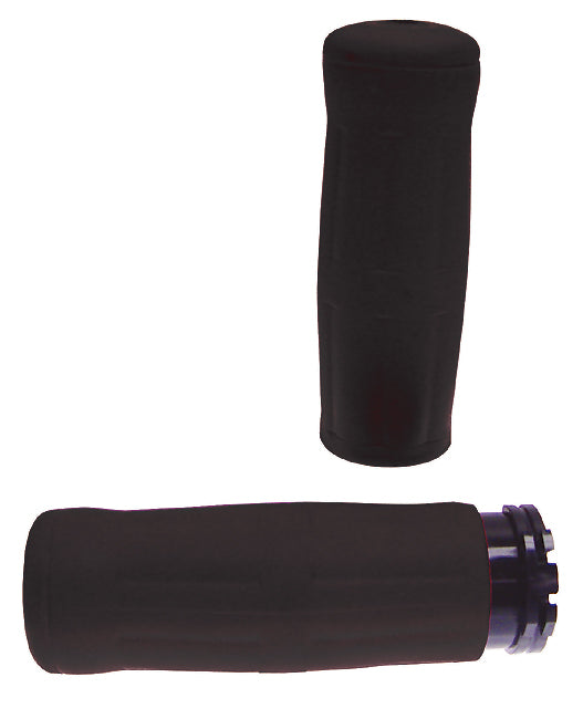 Throttle Control W / Old School Grips Any Model W / Exterior Cables Black Molded Rubber 1.5" O.D.