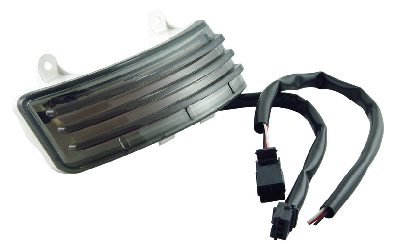 Tri-Bar Red Led Light W / Smoke Lens 06 / Later FLHx Also Fits 99 / Later FLHr / FLT If #22980 Used