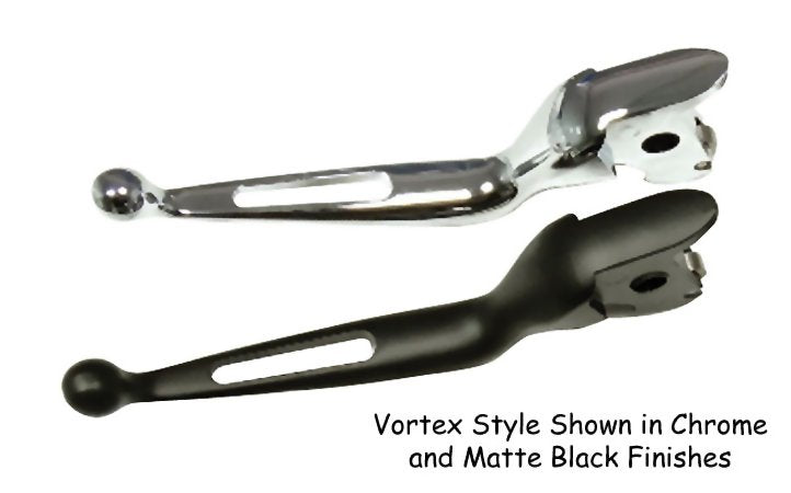 Clutch & Brake Hand Levers Chrome Fits 2017 / Later Touring Vortex Style HD41700422