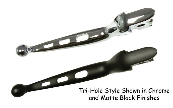Clutch & Brake Hand Levers Chrome Plated Fits 2017 / Later Touring Models Tri-Hole Style HD41700422