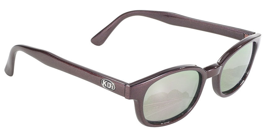 KD Sunglass Flash Metallic Wine Frame / Gold Mirror Lens Pcsun#20117