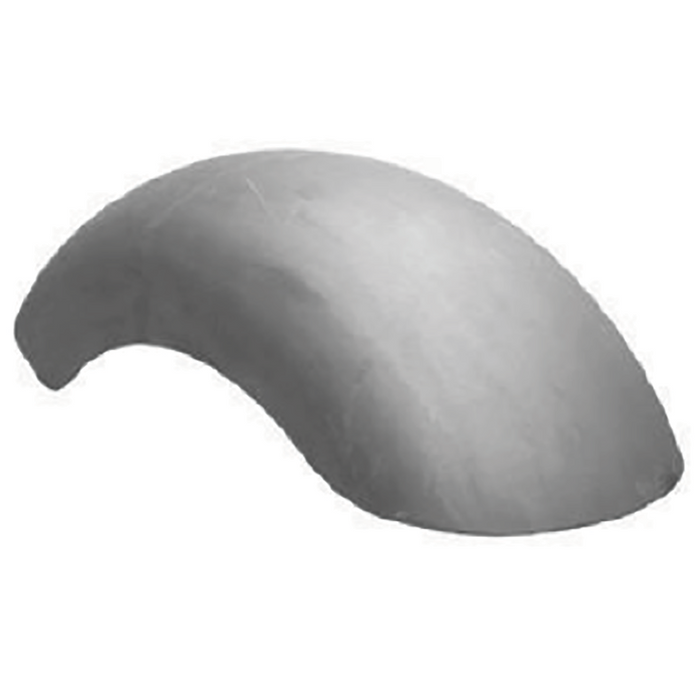 9" Round Top Softail Rear Fender For 180 Or 200 Tires One Piece Phosphate Etched