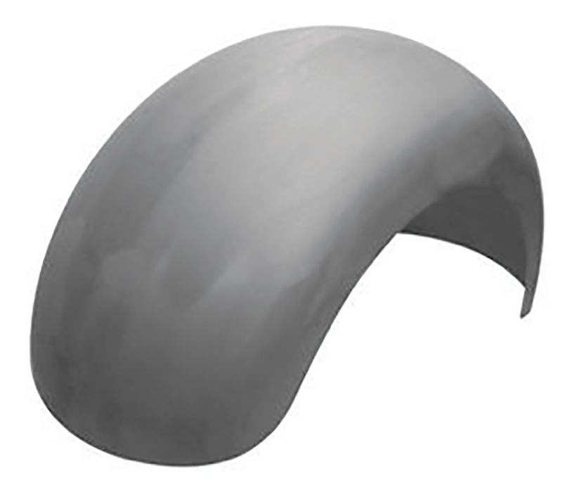 9" Round Top Rigid Fender No Drive Cut Out One Piece Phosphate Etched